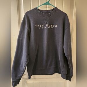 Gear for Sports Fort Worth Stockyards Sweatshirt XL navy Crewneck Big Cotton